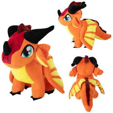 TOLLION Cuddly Soft Plush Wings Dragon Plush Toy Dragon Stuffed Animals Pterosaur Plush Flying Dragon Pillow Plushies Gifts for Fans Adults Kids Boys