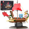 Mould King Ship Model Building Sets, Collectible Display Vintage Ship Toys for Adults, 10156 Classic Creative Ancient Roman Warship Model, Christmas