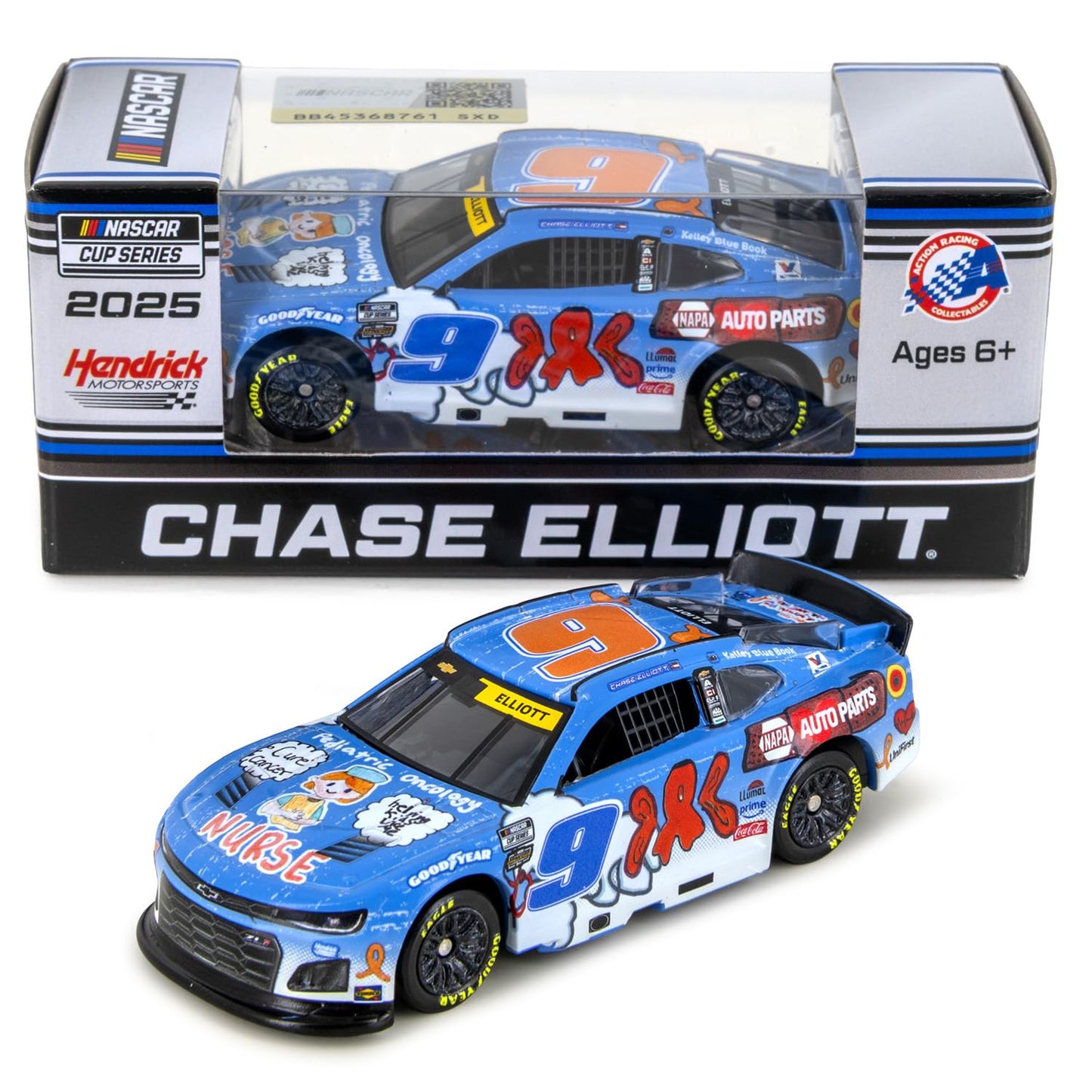 Chase Elliott 2025 NAPA Desi9n to Drive ARC Diecast Car 1:64 Scale