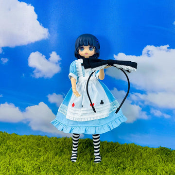 niannyyhouse Ball Jointed Doll Clothes Blue Maid Set Compatible with Blythe