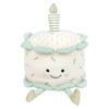 MON AMI Birthday Cake Plush Toy 5x7-Inch, Soft Dessert Stuffed Toy Gift