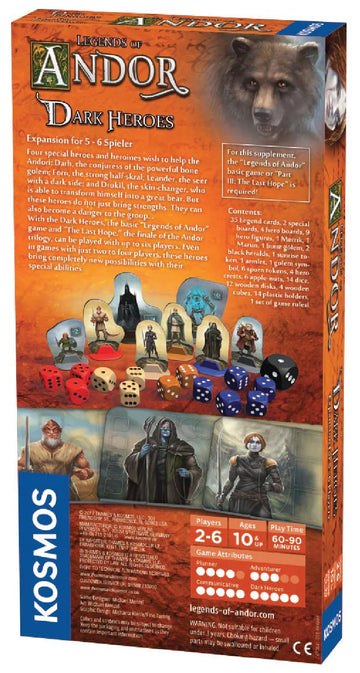 Legends of Andor : Dark Heroes (Expansion Pack)