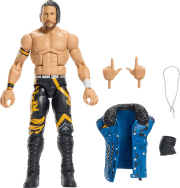 Mattel WWE Elite Action Figure & Accessories, Series #124 Set, 6-inch Collectible Akex Shelley with 25 Articulation Points & Swappable Hands