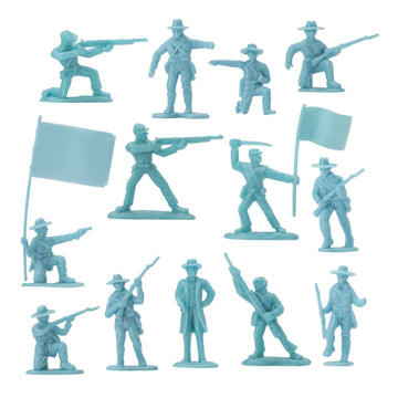 BMC Civil War Plastic Army Men - 32pc Battle of Petersburg Soldier Figures