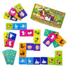 LithoConcepts Double-Side Dominoes Games,Animal Dominoes for Kids Ages 4-8,Super Fun Family Game,Make A Great Gift for Preschool,Educational Toys