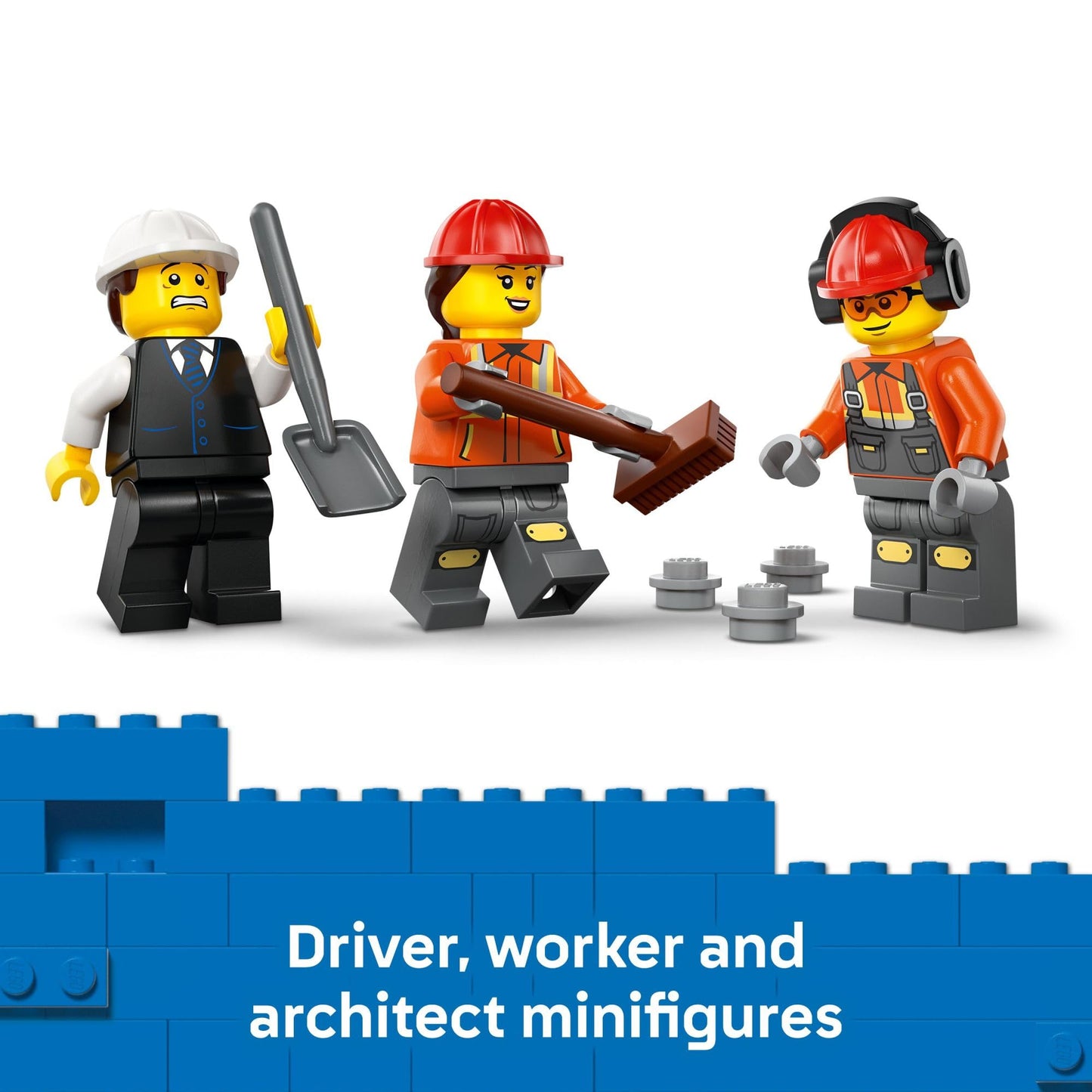 LEGO City Cement Mixer Truck Building Toy for Boys & Girls, Ages 7+ - Pretend Play Construction Toy W/Rotating Drum & 3 Worker Minifigures - Gift Idea
