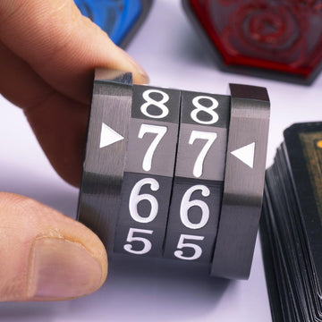 MTG Life Counter MTG Metal MTGs Commander Life Counter Wheel, No Installation Required Gift Box Packaging Suitable for Board Games, Card Games