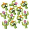 Fun Express Craft Tube Cactus Craft Kit - Makes 12 - DIY Crafts for Kids and Fiesta Party Activities