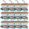 Fun Express Jesus Loves You S'More Ornament Craft Kit - Sunday School Crafts for Kids 12 Pack | Christian Crafts & VBS Vacation Bible School Supplies