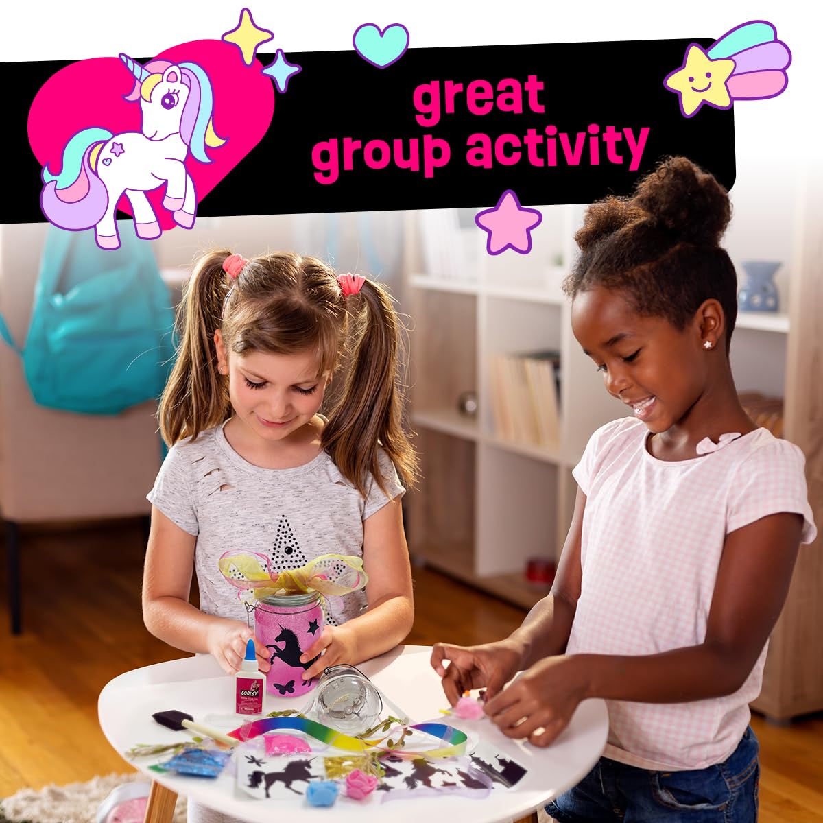 Light-up Unicorn Fairy & Mermaid Lanterns Craft Kit - Christmas Gifts for 8 9 10 11 12 Year Old Girls - Creative Art Girl Toys 8-10 Years Old and Up