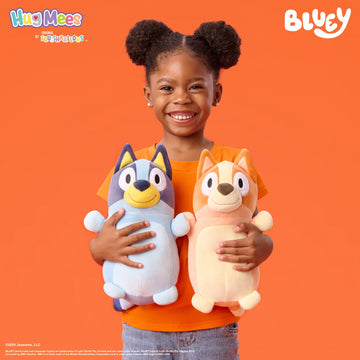 Squishmallows Original 10-Inch Bluey HugMees - Medium-Sized Ultrasoft Official Jazwares Plush