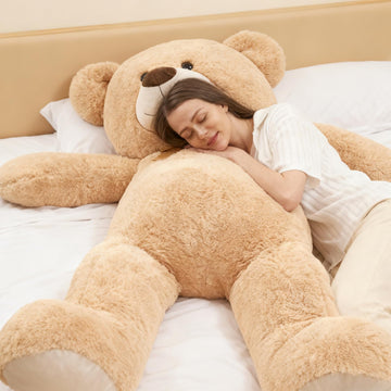 Toys Studio Ultra Soft Teddy Bear 51 inch Giant Stuffed Animal for Girls Large Stuffed Teddy Bear Plush Toy Women Kids Gifts Christmas Easter