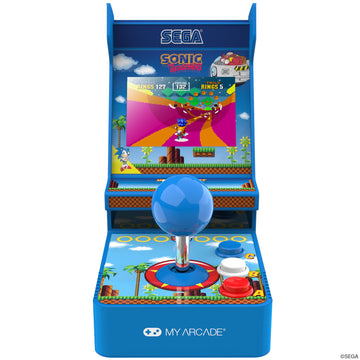My Arcade Sonic Joystick Player: Sonic The Hedgehog, 2 Games in 1, Sega Classic, Gifts for Kids and Adults