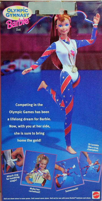 Barbie Olympic Gymnast Barbie Doll (Auburn Hair 1995)