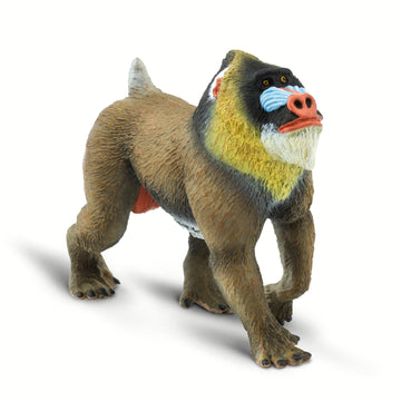 Safari Ltd. Mandrill - Realistic 3.75" Baboon Figure - Educational Toy for Boys, Girls, and Kids Ages 3+
