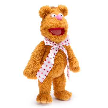 Disney Store Official Fozzie Bear Plush - 14 Inch The Muppets Show Collectible Stuffed Animal with Embroidered Features & Detailed Plush Sculpting