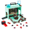 Disney Store Action Toys Pixar Car Play Set - Toolbox Case with Lightning McQueen & Tow Mater Die Cast Cars, Launcher, Junkyard Shack and Accessories