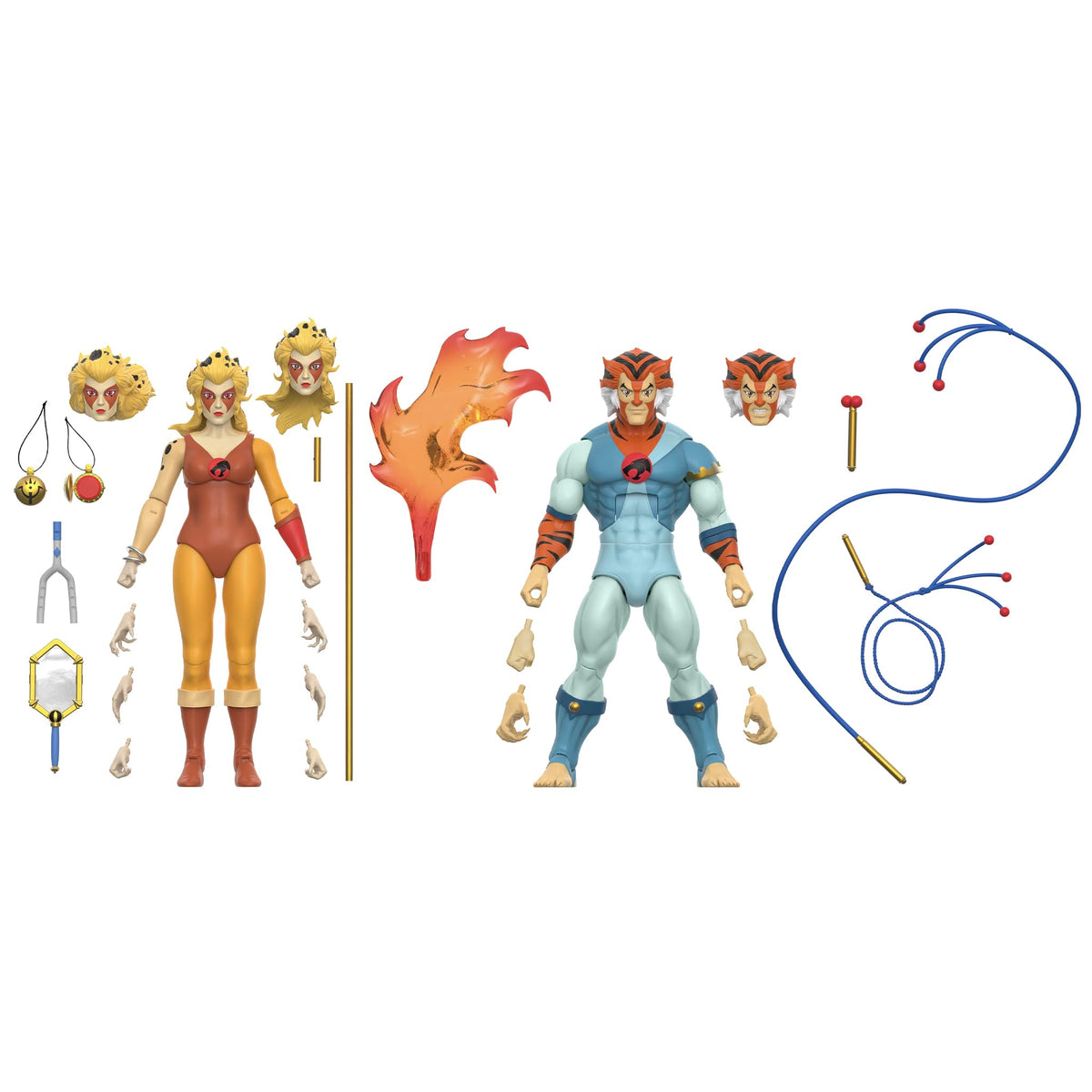 Super7 ULTIMATES! Thundercats Tygra - 7" Thundercats Action Figure with Accessories - Classic Cartoon Collectibles and Retro Toys