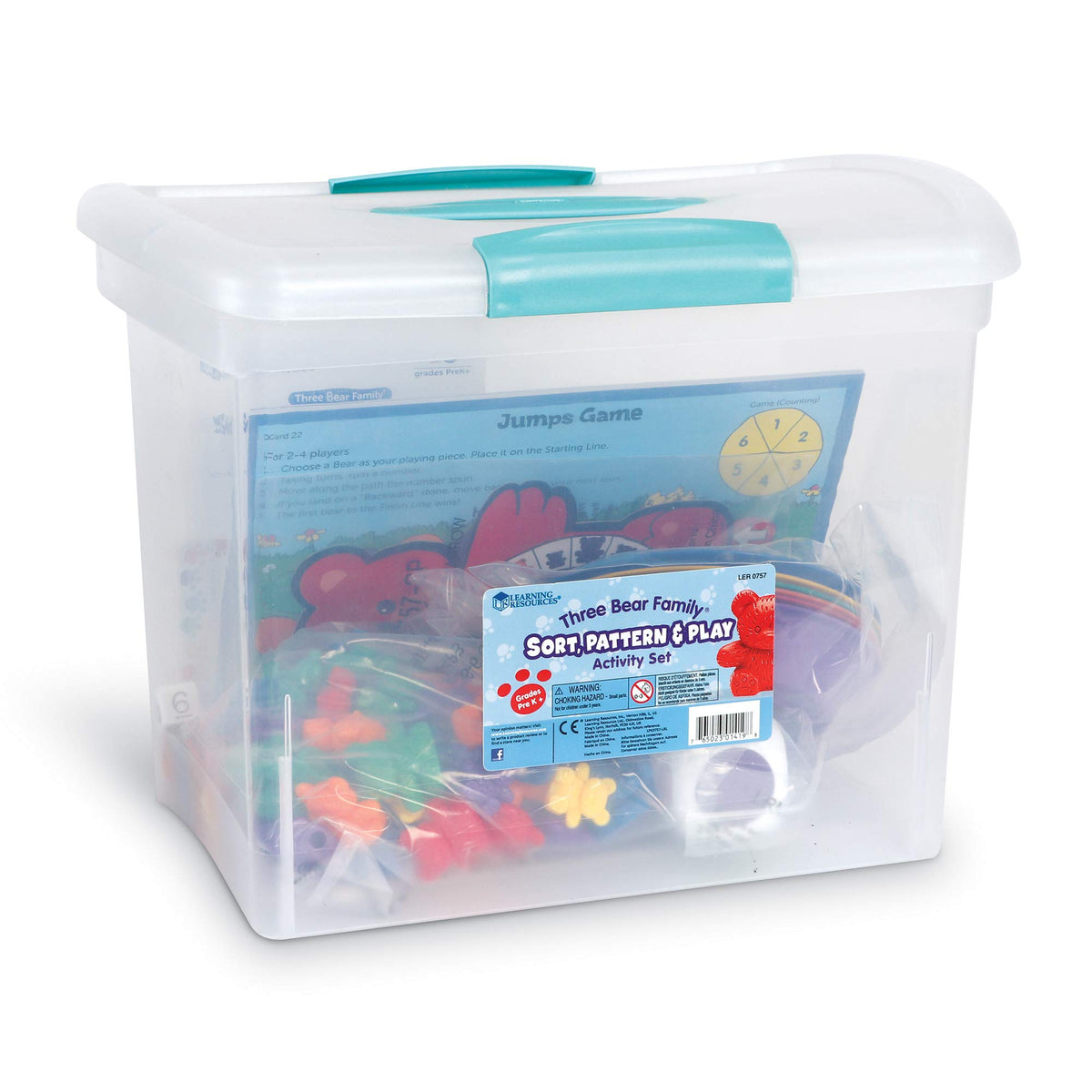 Learning Resources Three Bear Family Sort, Pattern & Play Activity Set