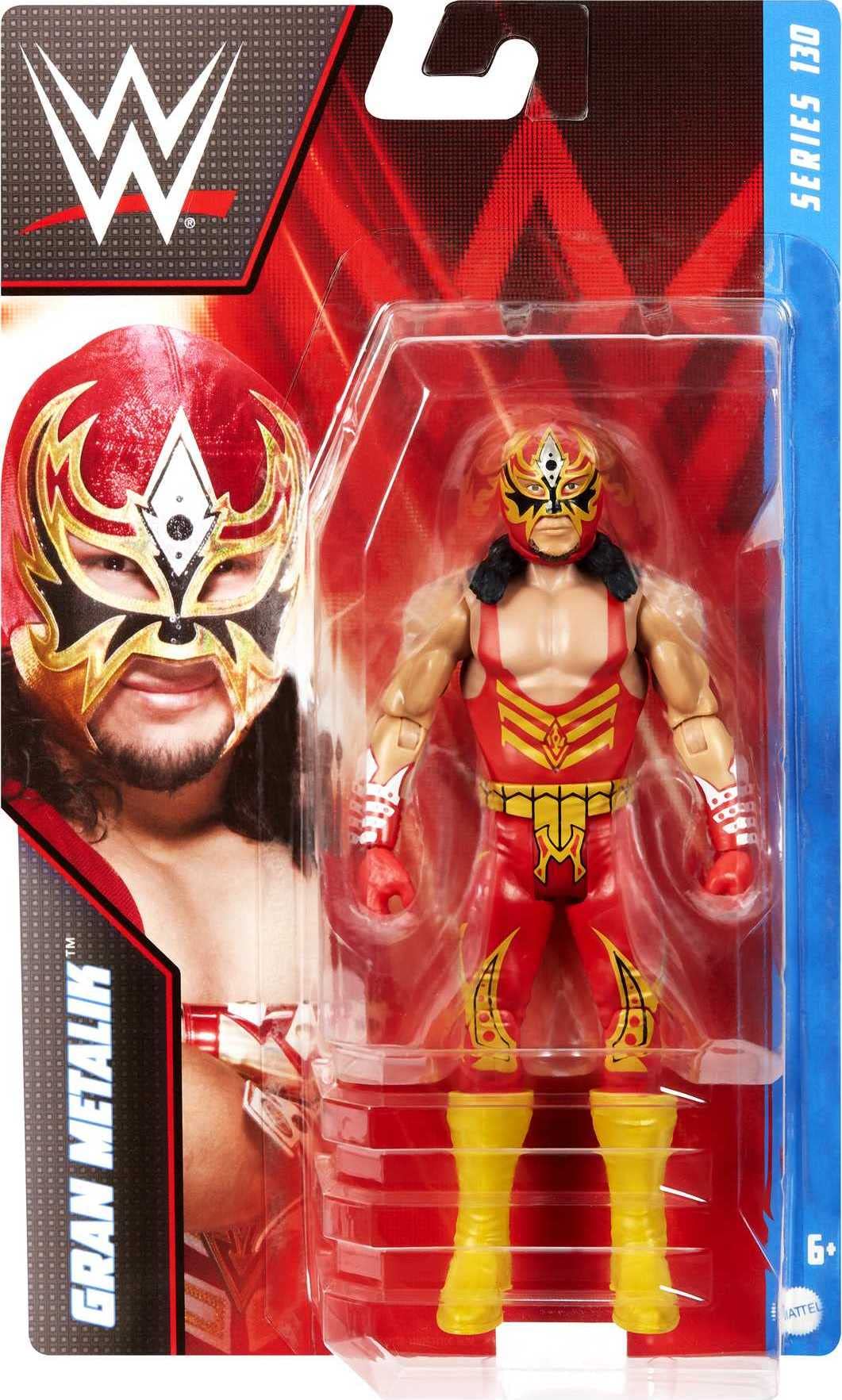 Mattel WWE Gran Metalik Basic Action Figure, Posable 6-inch Collectible for Ages 6 Years Old & Up