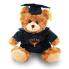 Plushland Graduation Mocha Bear 11 Inches Plush Stuffed Animal Toy, Vivid Clear Color Toy, School Logo Kids, Best for Any Grad Girls Boys (University