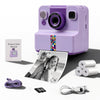 Cute Instant Print Camera for Kids - Perfect Birthday or Christmas Gift for Girls and Boys Age 3-12, Fun HD Digital Video Camera Toy with 32GB SD