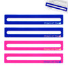 AzulHome 4Pcs Mahjong Line Finder, Mahjong Card Line Guide Bright Acrylic Mahjong Line Reader Tracker Ruler Marker Strips Mahjong Rules Helper Mah