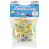 Darice 312-Piece Stretch Band Bracelet Loops and S-Clips Set, Glow in The Dark