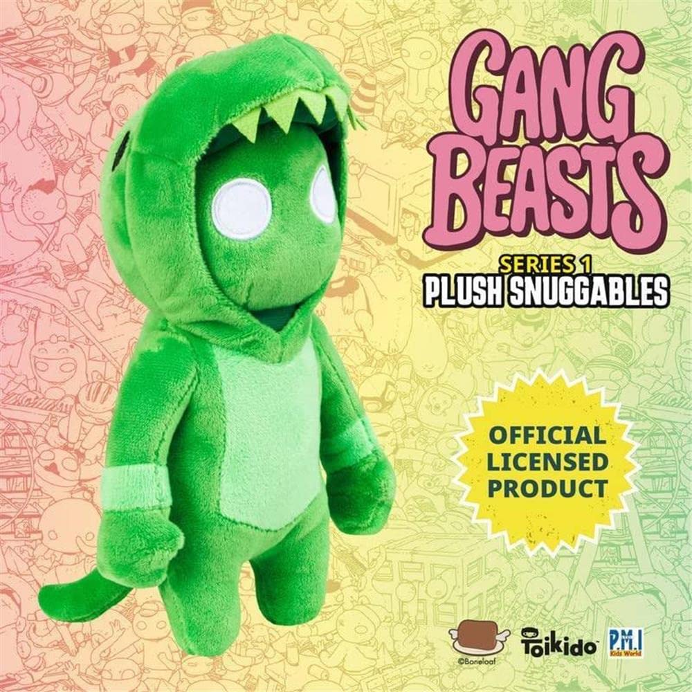 Gang Beasts Green Dragon Plush 8" Gamer Character Soft Doll Figure