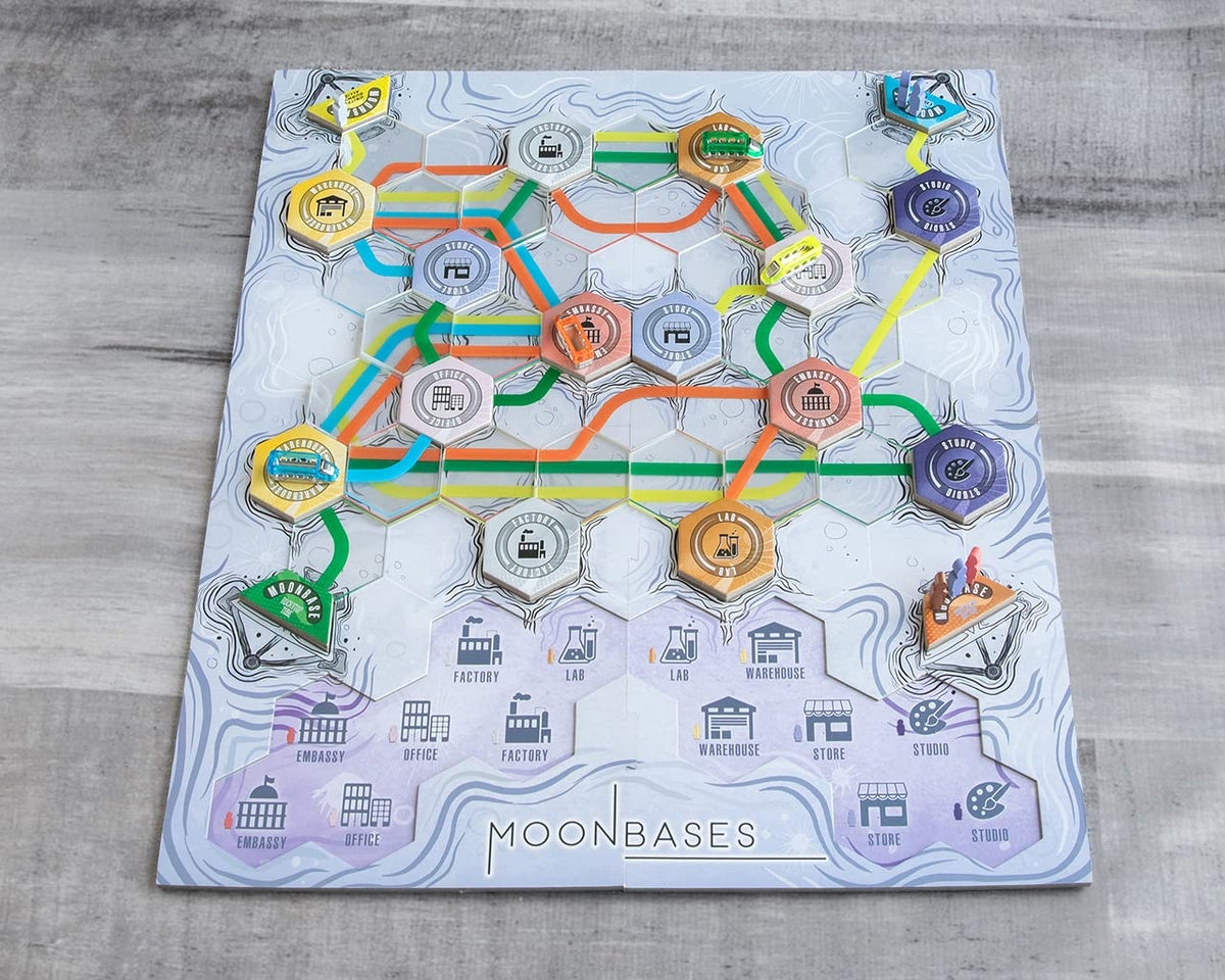 Maglev Maps Board Game, Strategy Board Game for Adults and Family