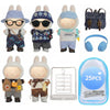 Clothes for Labubu Doll: 25-Piece Clothes & Accessories Set for 17cm/6.7in Dolls - Charm Overalls Casual OutfitsShoes Glasses Backpack Hangers Display