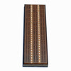 WE Games Classic Dark Oak Cribbage Board Set 3 Track Solid Wood Sprint Board with Metal Pegs, Family Games, Living Room Decor, Travel, Outdoor