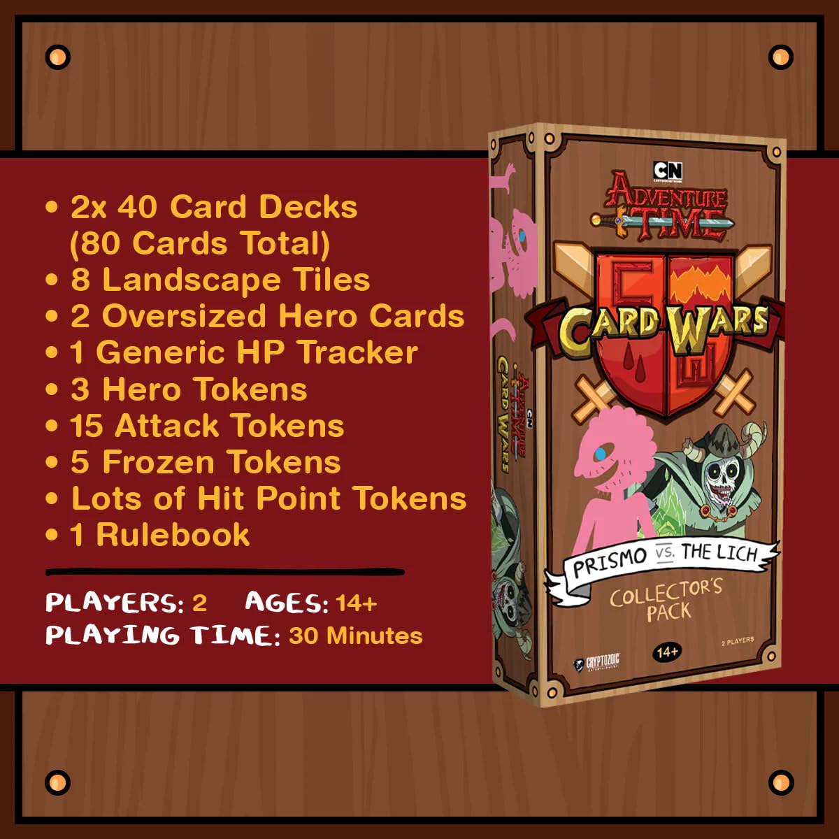 Cryptozoic Entertainment Adventure Time Card Wars Collector's Pack: Prismo vs. The Lich