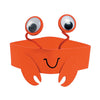 Fun Express Crab Foam Headband Craft Kit - VBS Vacation Bible School Supplies/Decor - Makes 12 - DIY Crafts for Kids and Fun Home Activities