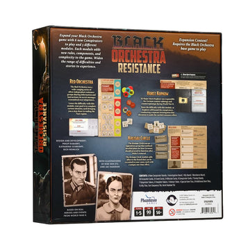 Victory Point Games Black Orchestra: Resistance Expansion - 3-Module Expansion for WWII Strategy Game, 6 New Conspirators, Adds Red Orchestra
