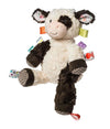 Taggies Stuffed Animal Huggable Plush Soft Toy with Sensory Tags, 10-Inches, Buttercup Cow