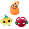 Suyudian 3 PCS PVZ Plant and Zombies Plush Plants Sets 1 2 Stuffed Soft Toys Orange Bean, Yellow Flying PVZ Figure Doll, Great Gifts for Boys
