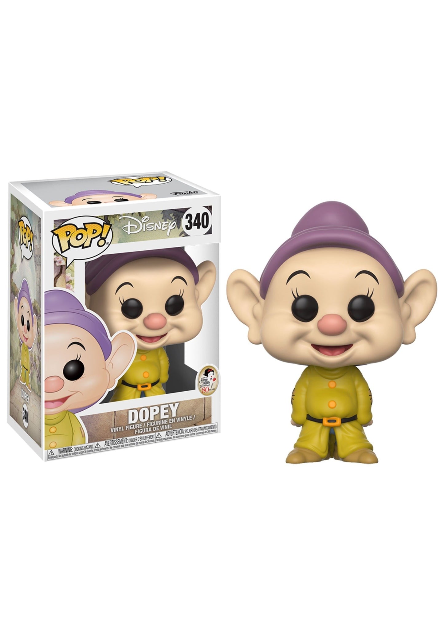 Funko Disney Snow White Dopey Pop Vinyl Figure Chase Variant