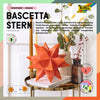 Folia 836/3030 Bascetta Star Handicraft Set, Blue, Orange, 15 x 15 cm
