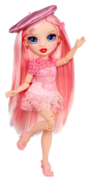 Rainbow High Pretty in Paris Fashion - Bella Parker (Pink), Rainbow 11" Fashion Doll with Outfit, Stylish Handbag, Girls Toy Gift for Kids Ages 4-12