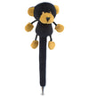 Puzzled DolliBu Black Bear Plush Pen - Cute & Soft Wild Life Stuffed Animal Ballpoint Novelty Pen Toy, Writing Pen Instrument For School & Office Desk