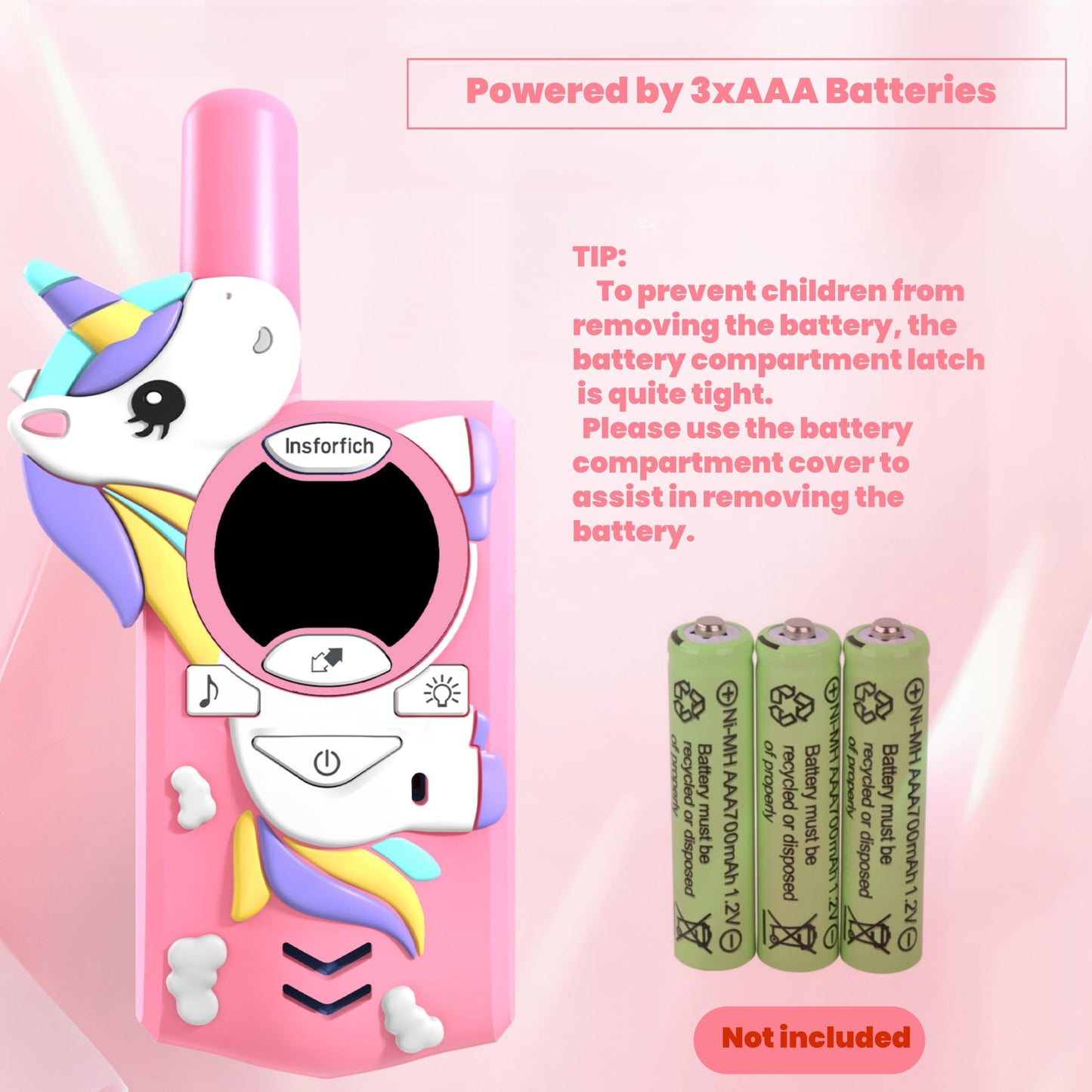Toys for 3-12 Year Old Girls Boys,Walkie Talkies for Kids for Outdoor Hiking 2 Way Radio Gifts for 3-12 Year Old Boy Girl Halloween Birthday Gift