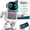SmartyBot Smart Robot Toy for Kids - Interactive Remote Control Robot with App, Programmable Moves, 7 Customizable LED Eye Colors, Reacts to Music