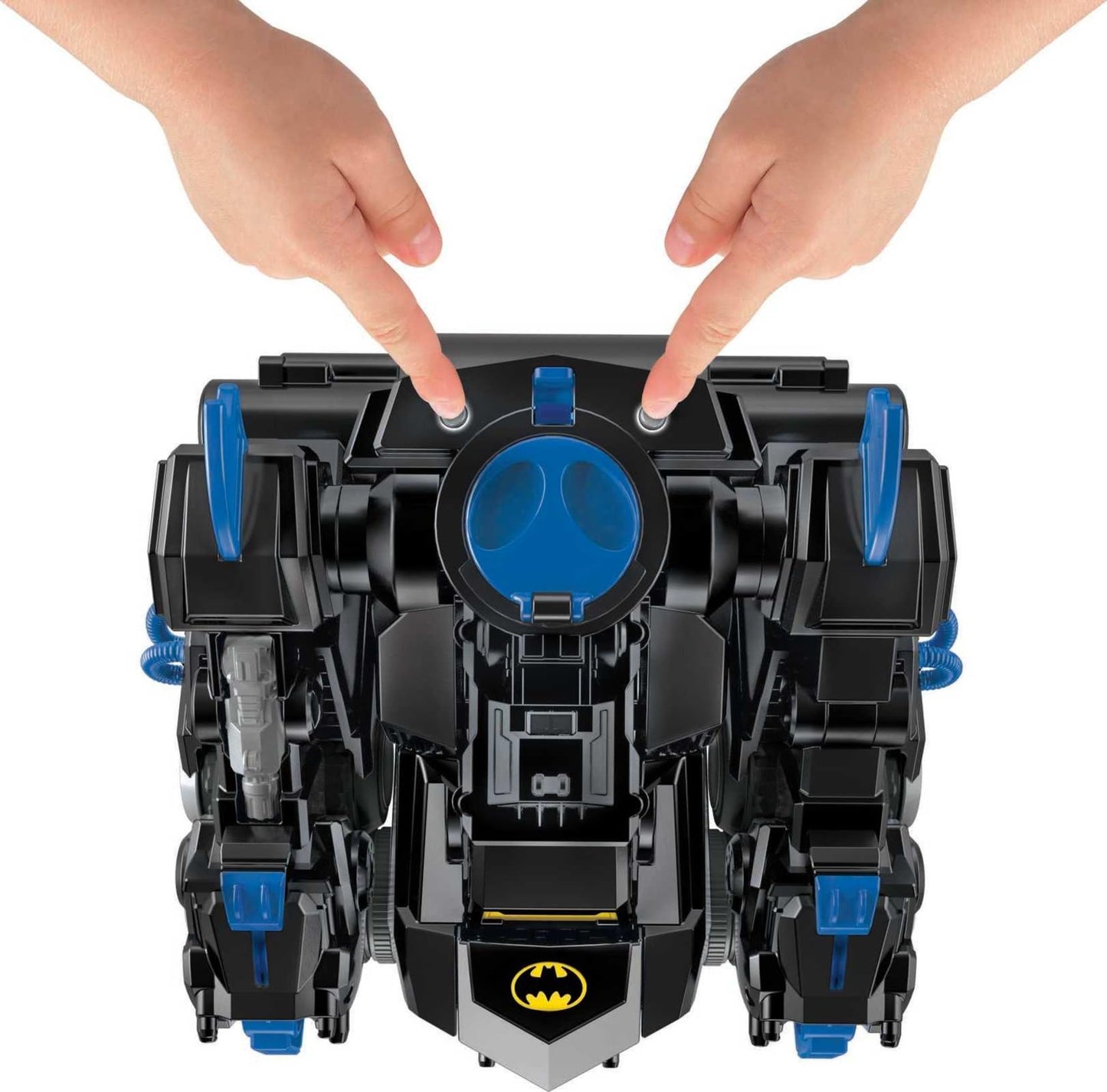Fisher-Price Imaginext DC Super Friends RC Transforming Batbot 2-Ft-Tall Robot with Lights & Sounds and Remote Control for Pretend Play Kids Ages 3+