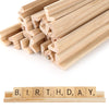 LOLYSIC 20 Pack Scrabble Tiles Holders, Wooden Racks for Letter and Dominoes Tiles, Game Stands and Holder Tray for Crafts