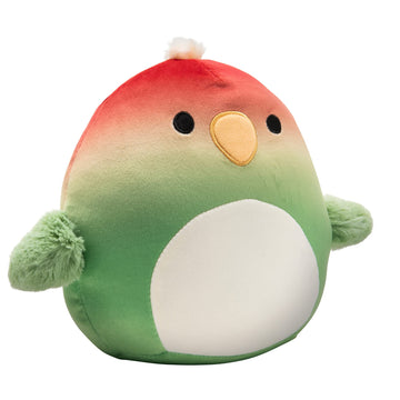 Squishmallows 8-Inch Elliene The Rainbow Parrot Plush - Official Jazwares Stuffed Animal - Ultra-Soft Squishy Colorful Bird Plushie Toy - Collectible