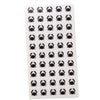 Crab Food Choice Stickers for Place Cards- Meal Stickers (Clear with Black Icon) by Savor The Memories