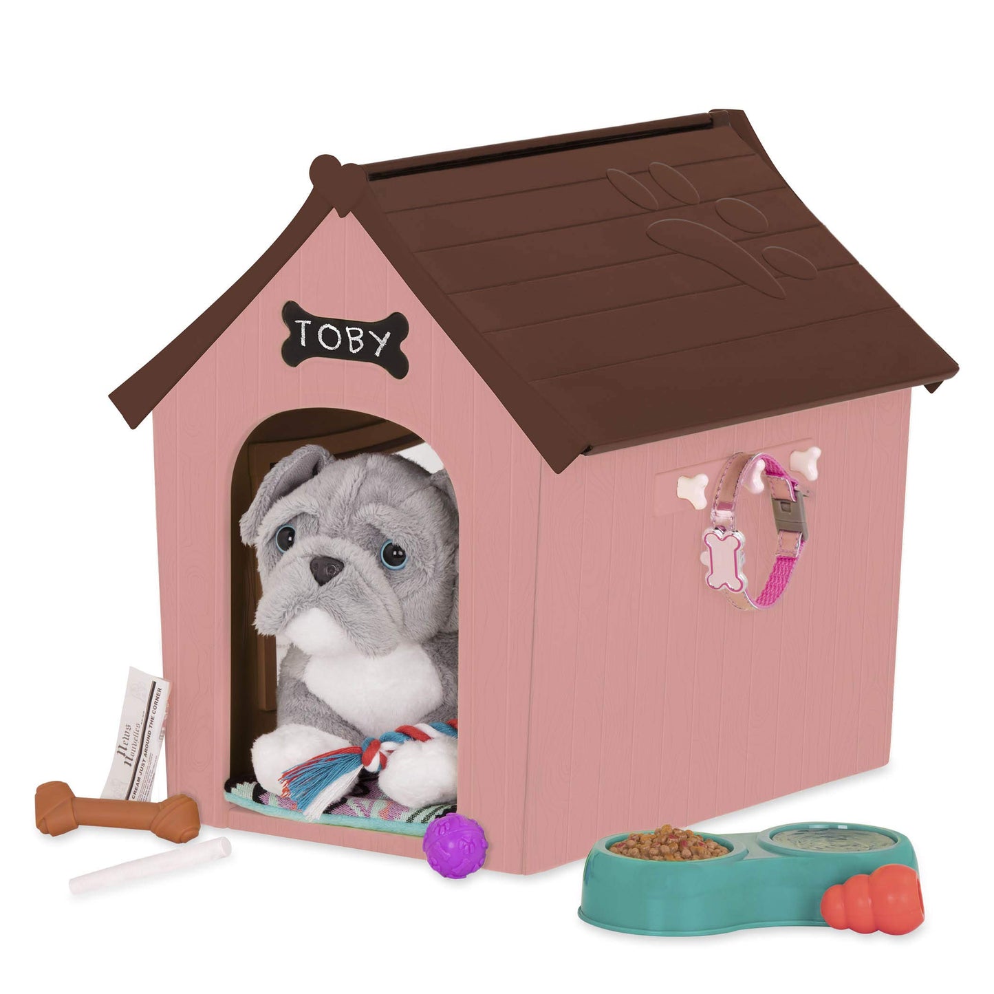 Our Generation - OG Puppy House - Dog House Playset - Pet Toy - 18-Inch Doll Accessories - Pretend Play - Toy for Kids 3 Years +