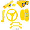 Swing Set Stuff Inc. Deluxe Accessories Kit (Yellow) with SSS Logo Sticker