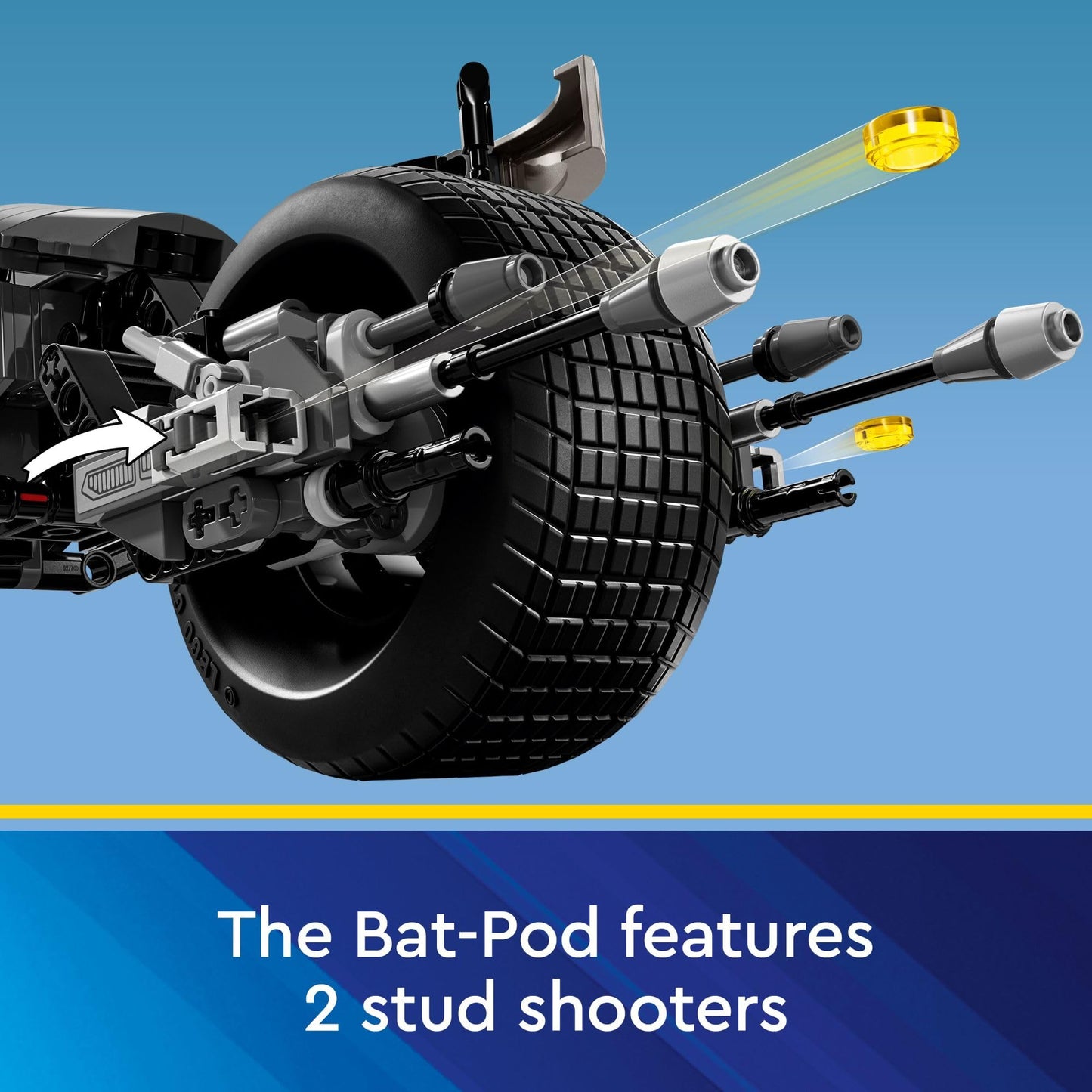 LEGO DC Batman Construction Figure & The Bat-Pod Bike Building Toys - Batman Action Figure from The Dark Knight for Boys & Girls, Ages 12+ - Superhero